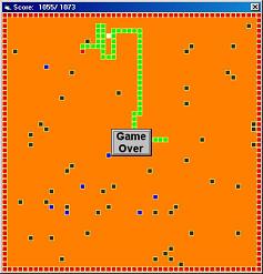 Snake Game screen