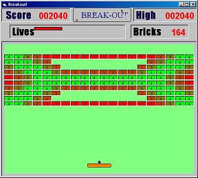 Breakout screen