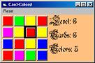 Card Color screen