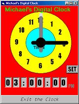Clock screen