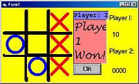 Tic-Tac-Toe screen