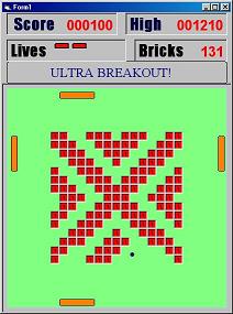 Ultra Breakout screen