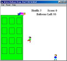 Water-Balloon Drop screen