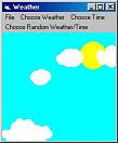 Weather screen